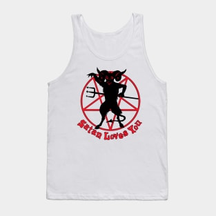 Satan Loves You Vintage Tank Top